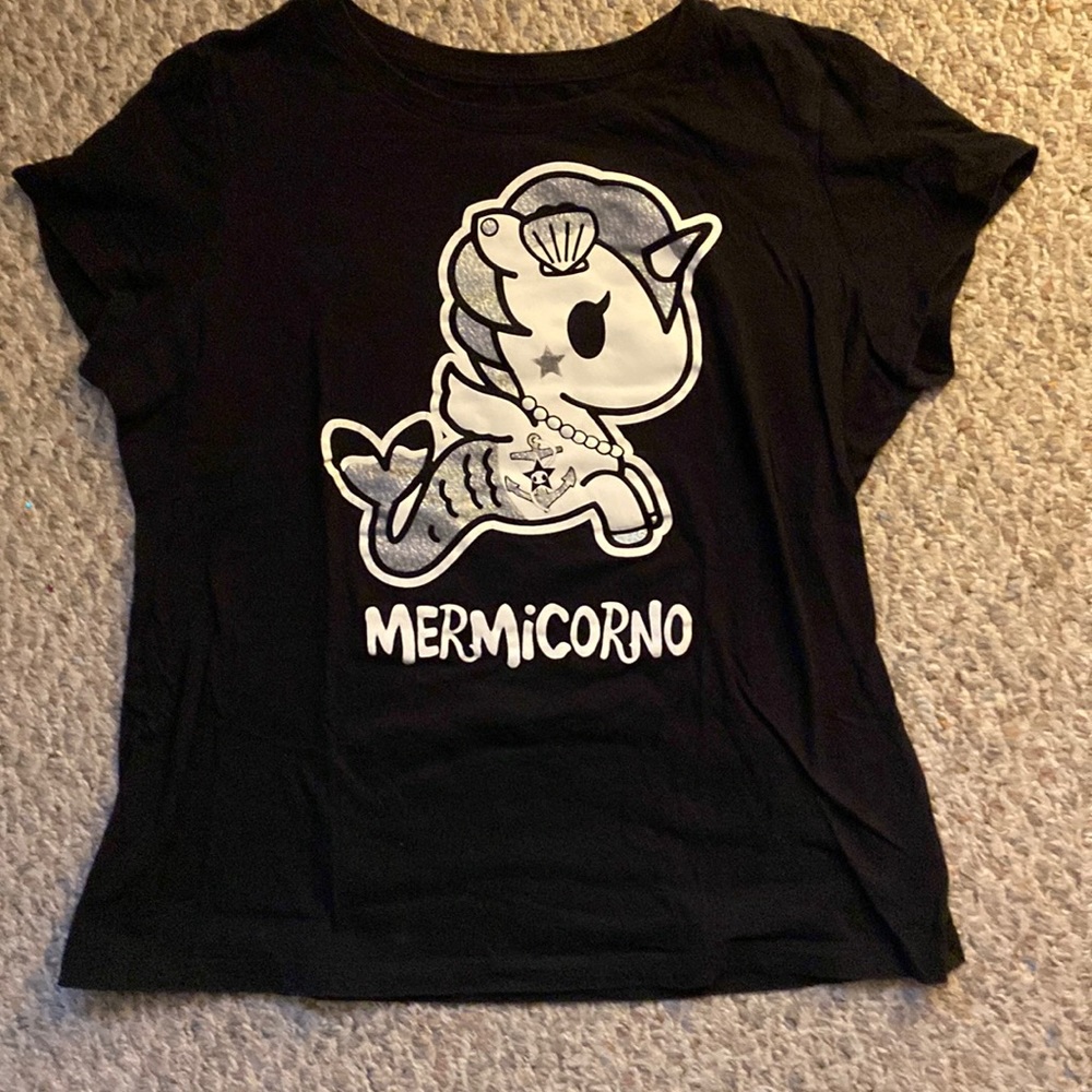 EUC Holographic tokidoki mermicorno tee | XL
